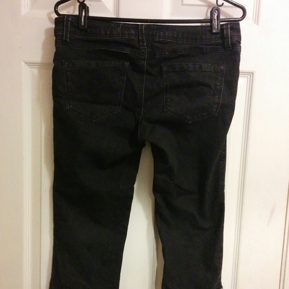 Rolled bottom hem Capri jeans - Picture 4 of 5